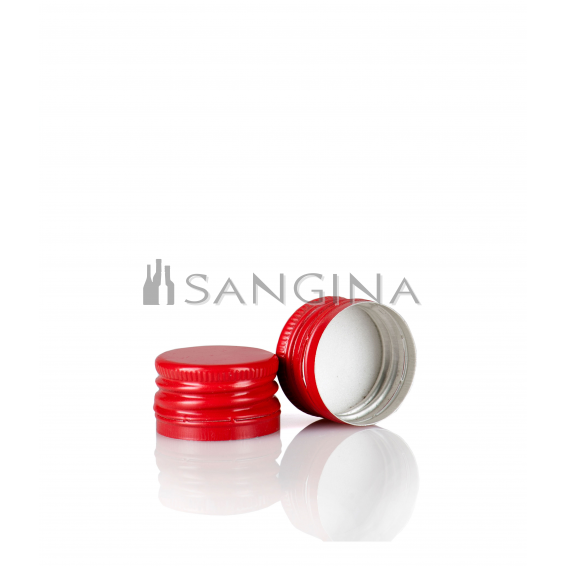 28 mm x 18 mm Red with thread