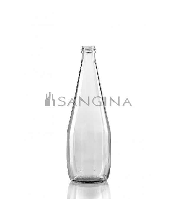 700 ml Glasflaschen für Mineralwasser, transparent, klar, für Mineralwasser, Säfte.